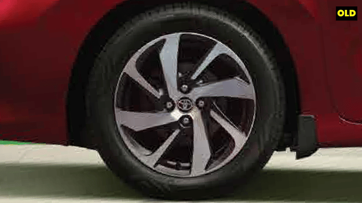 Old Toyota Glanza wheels