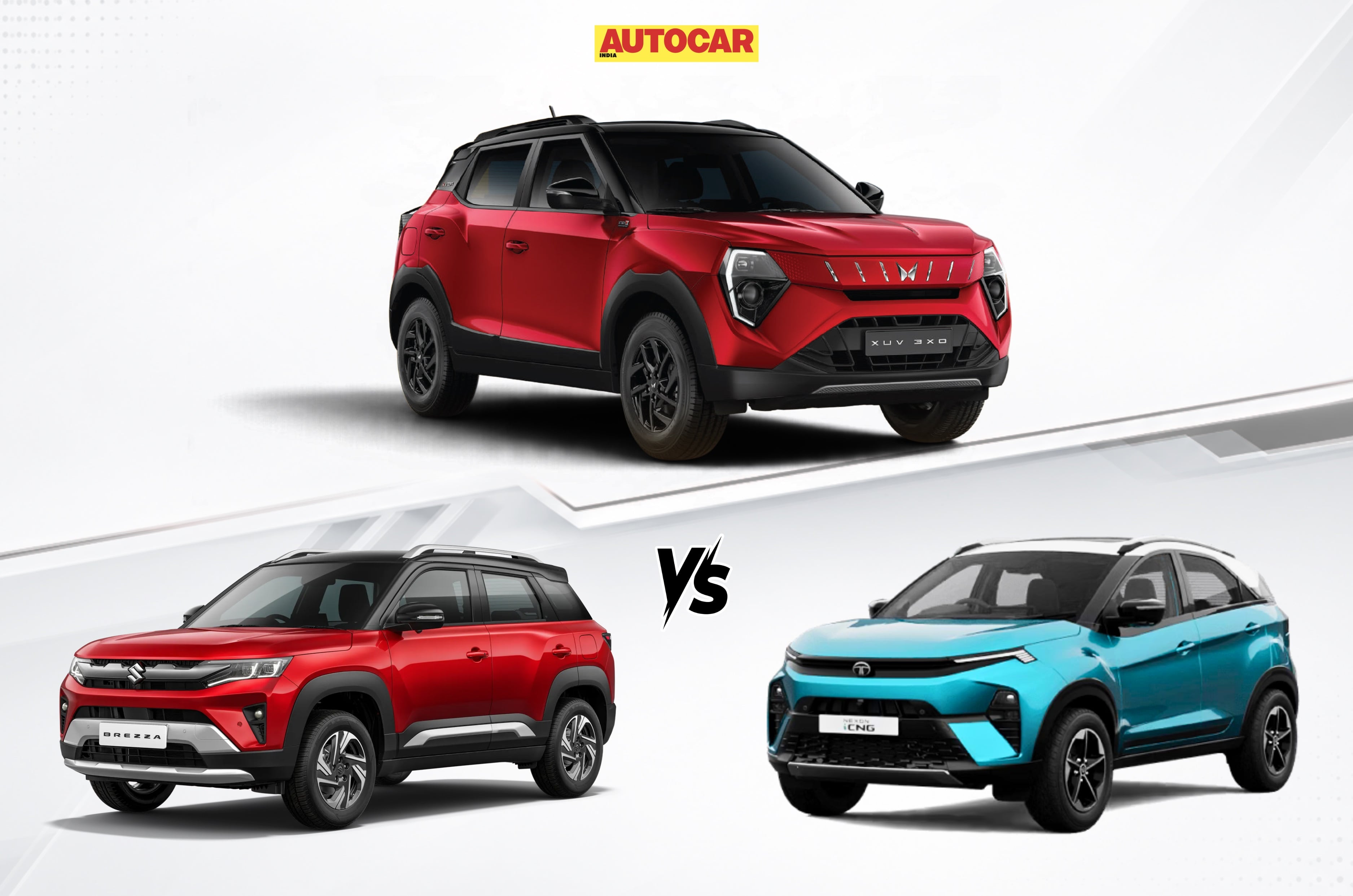 Mahindra XUV 3XO CNG vs rivals