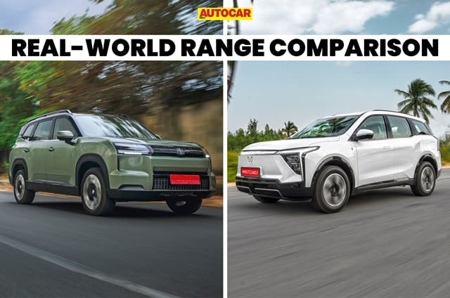 MG Hector Tomahawk EV vs Mahindra XEV 9S real-world range compared