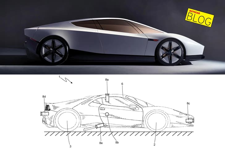 Tesla, Knight Rider, Ferrari and the air thrusted car