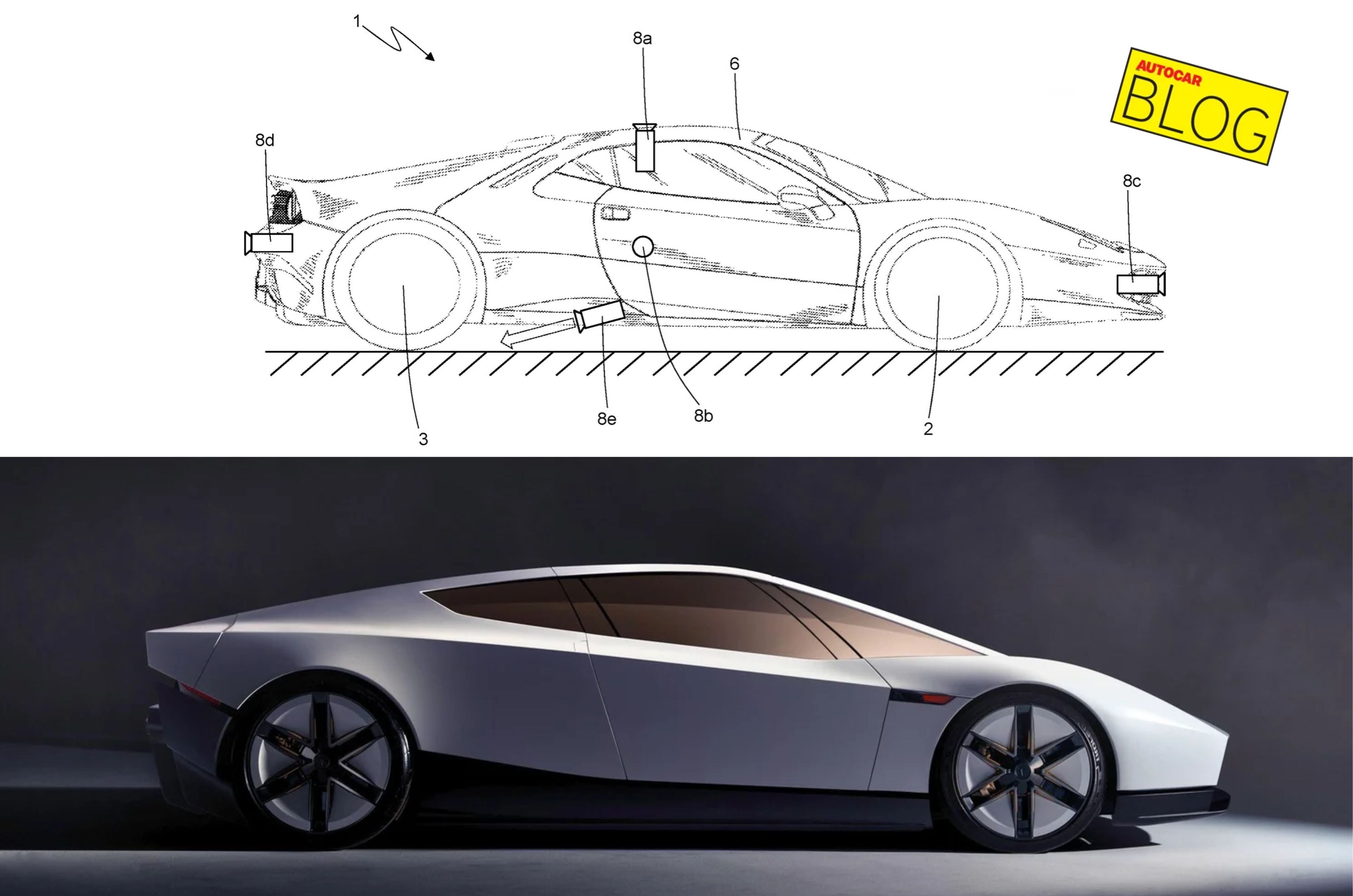 Tesla, Knight Rider, Ferrari and the air thrusted car