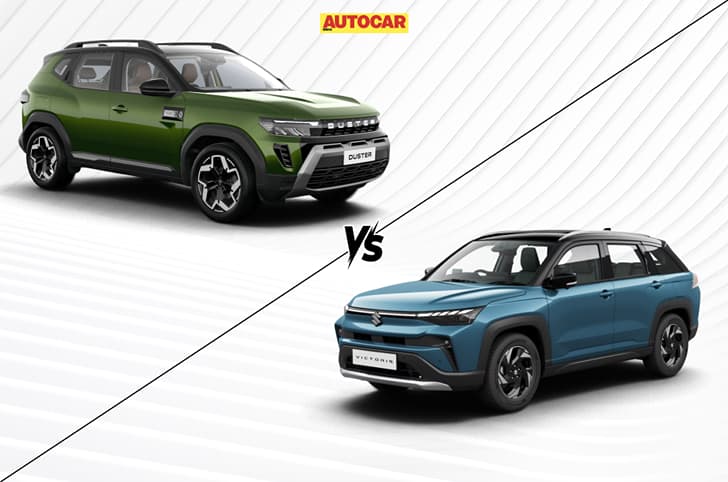 Renault Duster vs Maruti Victoris Renault Duster vs Maruti Victoris