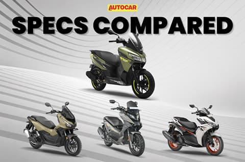 Aprilia SXR GT 175 vs Rivals: Price and specifications compared