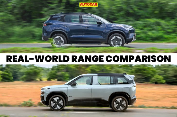 Tata Sierra EV AWD vs Harrier EV AWD: Real-world range compared