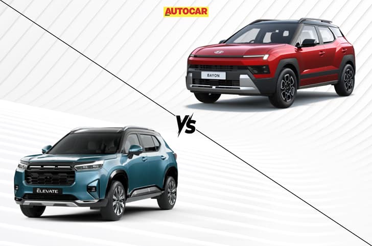 Hyundai Bayon vs Honda Elevate comparison