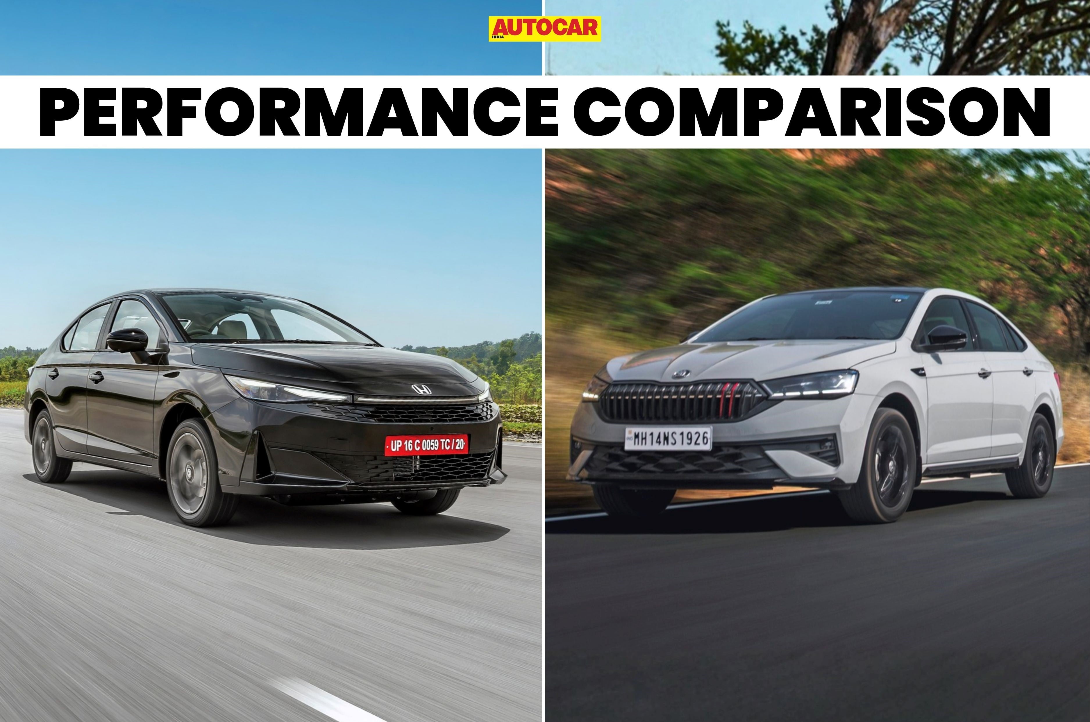 Honda City vs Skoda Slavia: which petrol automatic is quicker?