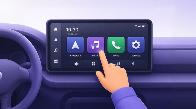 9-inch Touchscreen Display