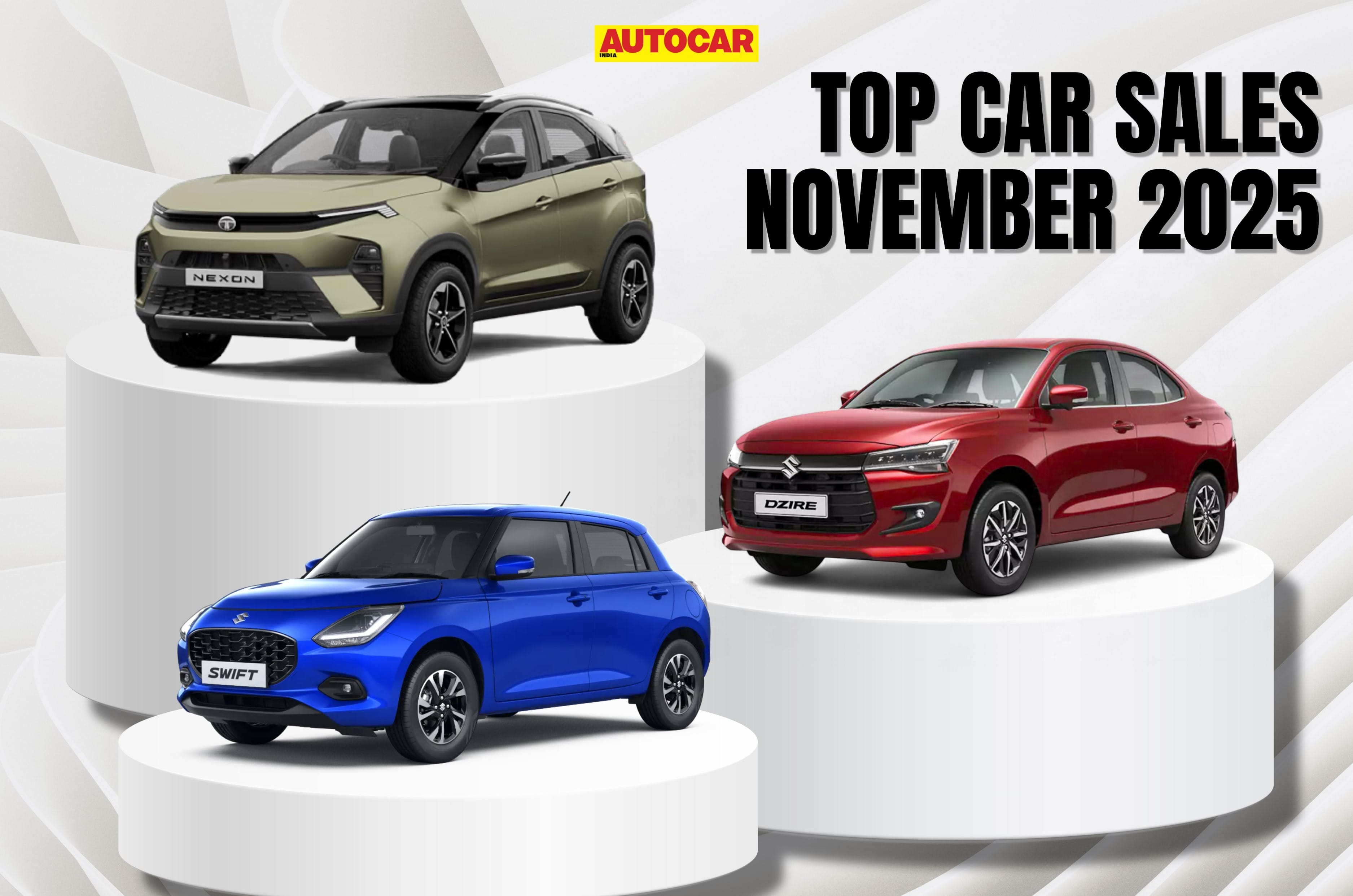 Best selling cars in November 2025