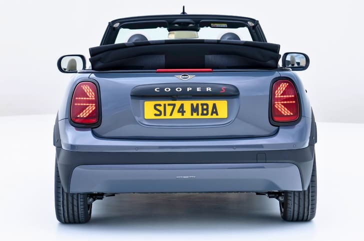 Mini Cooper S Convertible rear profile