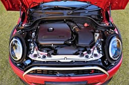 Mini Cooper S Convertible engine bay