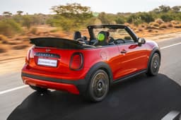 Mini Cooper S Convertible driving