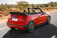 Mini Cooper S Convertible driving Mini Cooper S Convertible driving