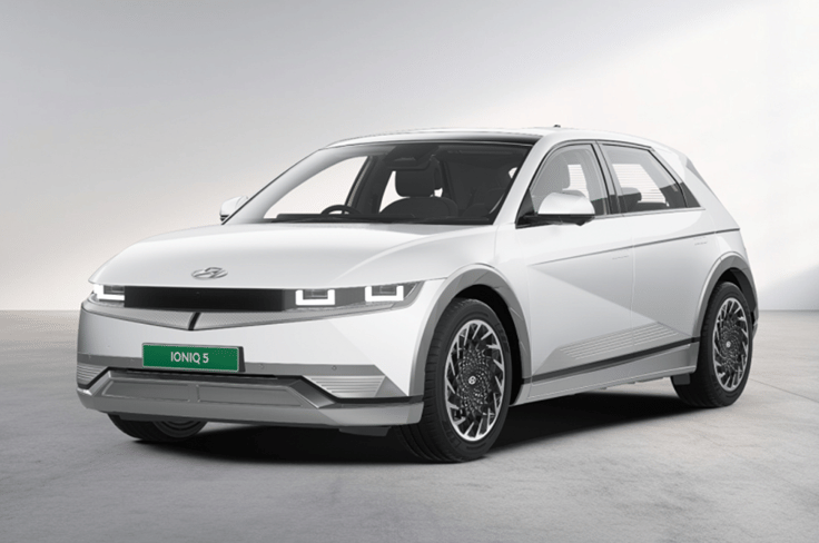 Optic White is perhaps the least eye-catching colour option here. Hyundai Ioniq 5 Optic White colour