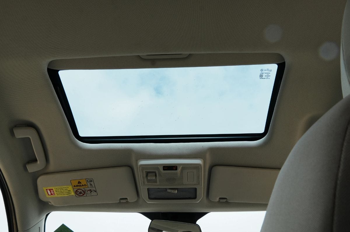 It gets a voice-controlled electric sunroof.