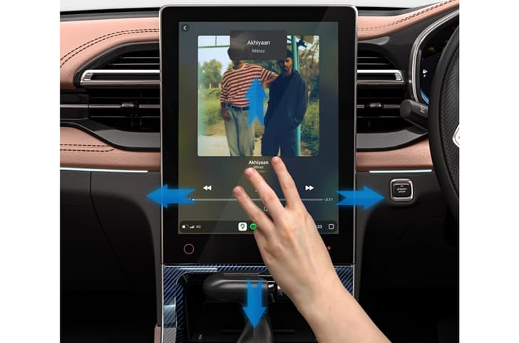 2026 MG Hector infotainment gesture control