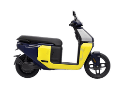 TVS Orbiter Neon Sunburst side profile shot