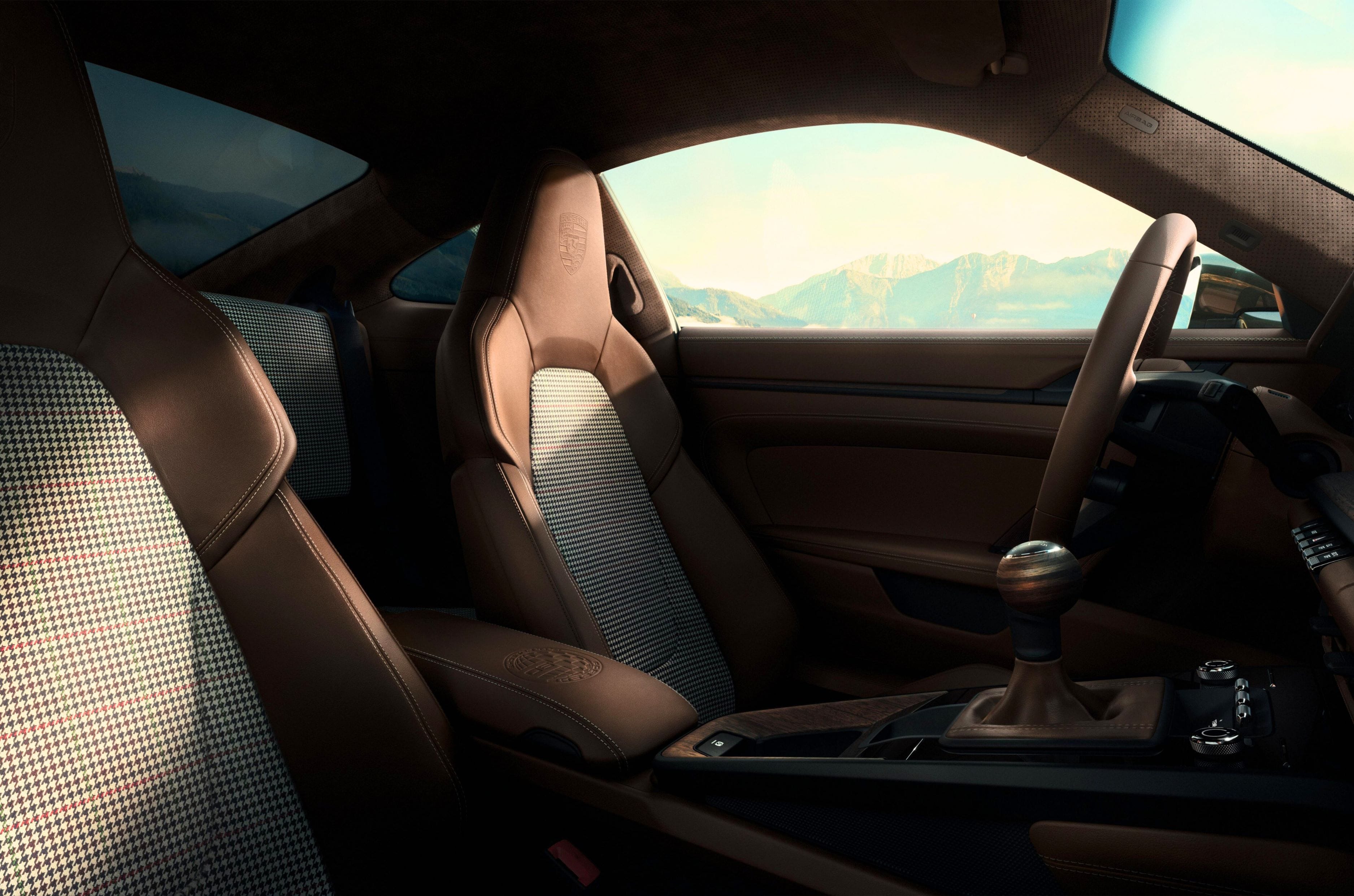 Its interior also features Grid-Weave fabric, with designs inspired by F.A.'s favourite jackets.