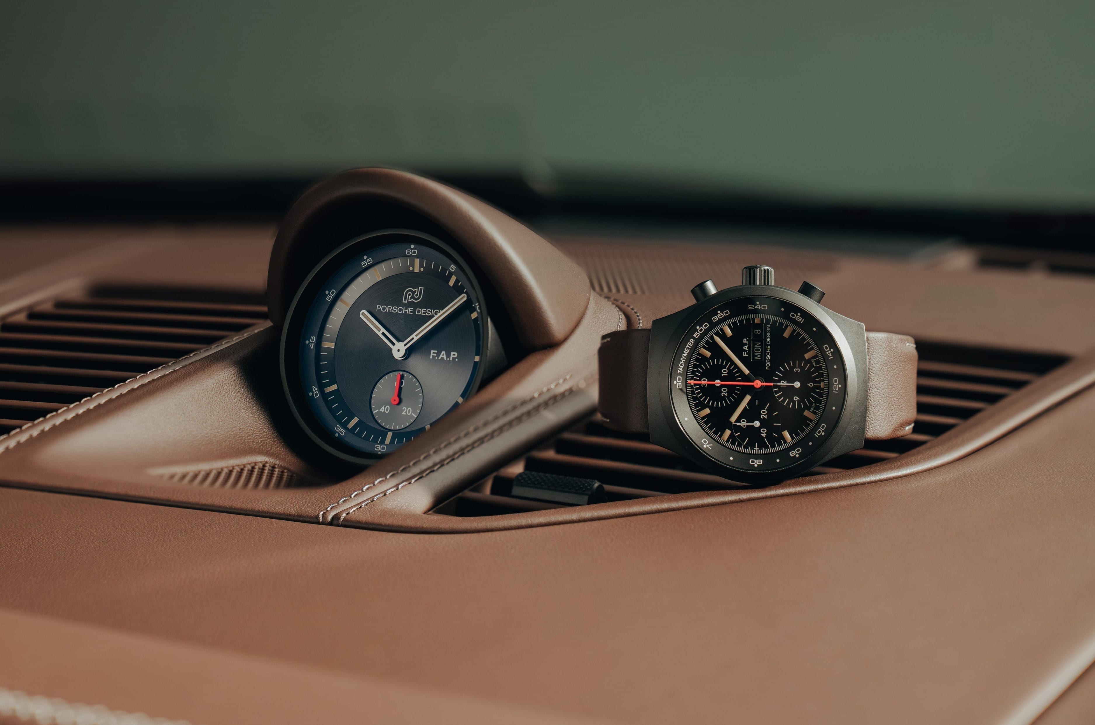 This special edition comes with a Chronograph 1 wristwatch, designed by F.A. and launched in 1972.