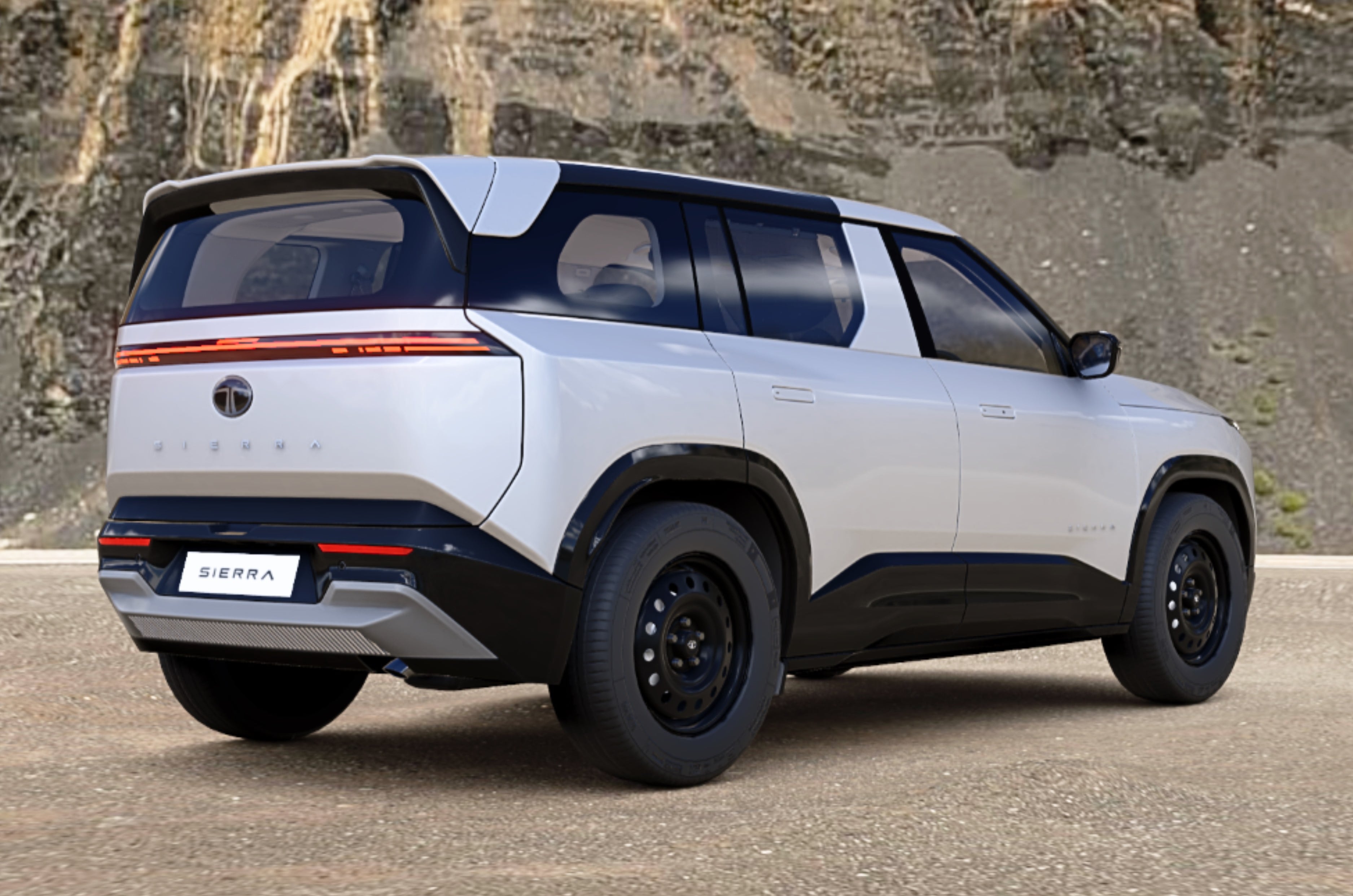 Tata Sierra rear quarter static