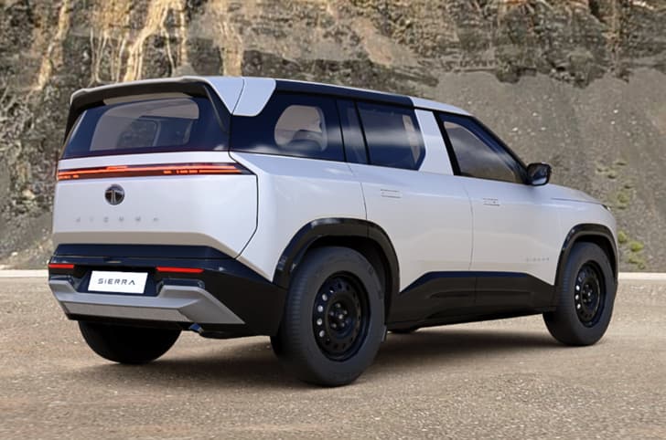 Tata Sierra rear quarter static