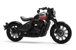 Jawa 42 Bobber front right three quarter