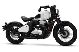 Jawa 42 Bobber white right front three quarter