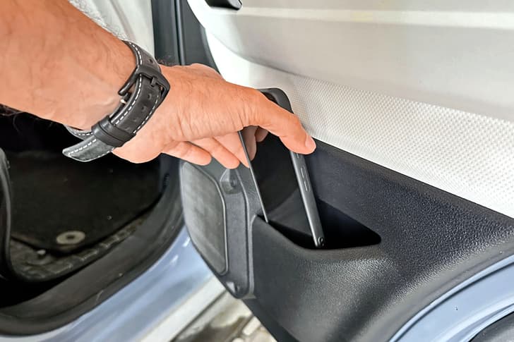 Mahindra Thar Roxx rear door pockets