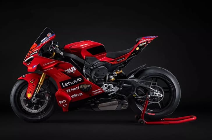 Ducati MotoGP replica V4 right side profile