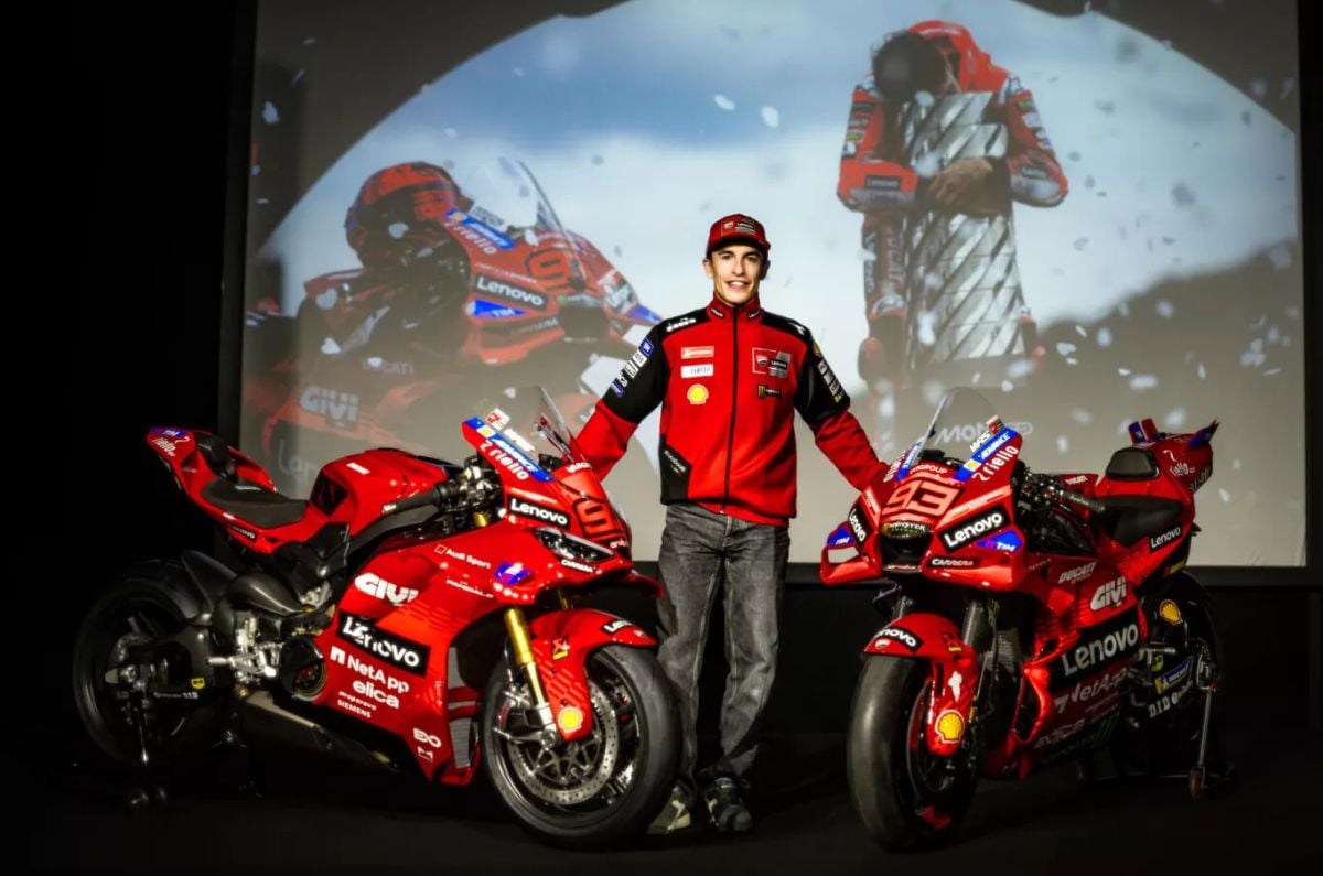 Ducati MotoGP replica V4 with Marc Marquez