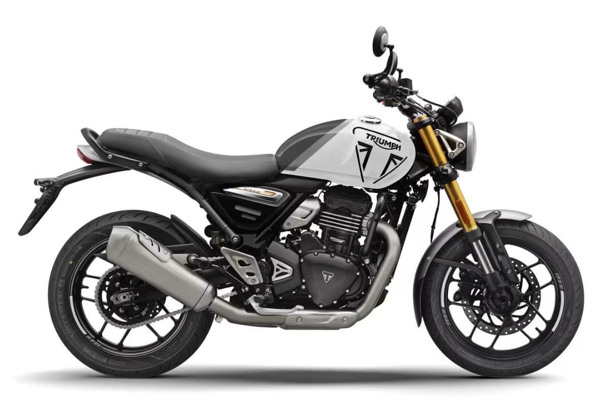 Triumph Speed 400 right side profile white