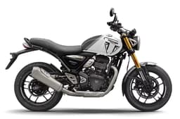 Triumph Speed 400 right side profile white