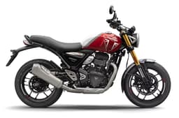 Triumph Speed 400 right side profile red