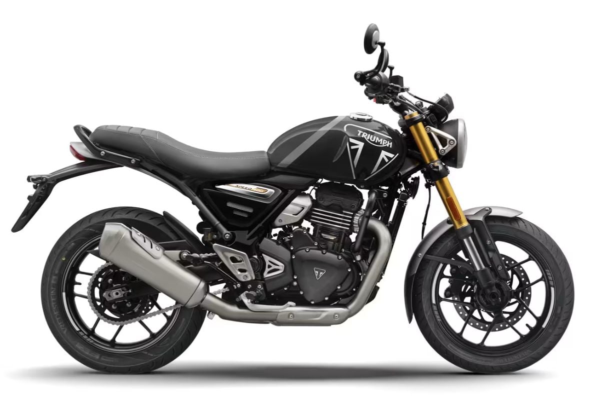 Triumph Speed 400 right side profile black