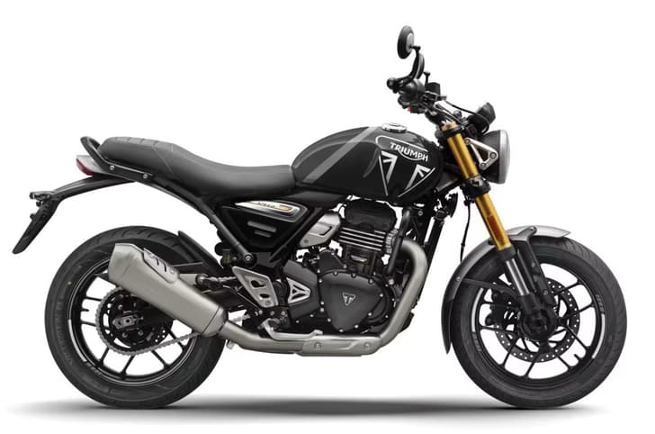 Triumph Speed 400 right side profile black