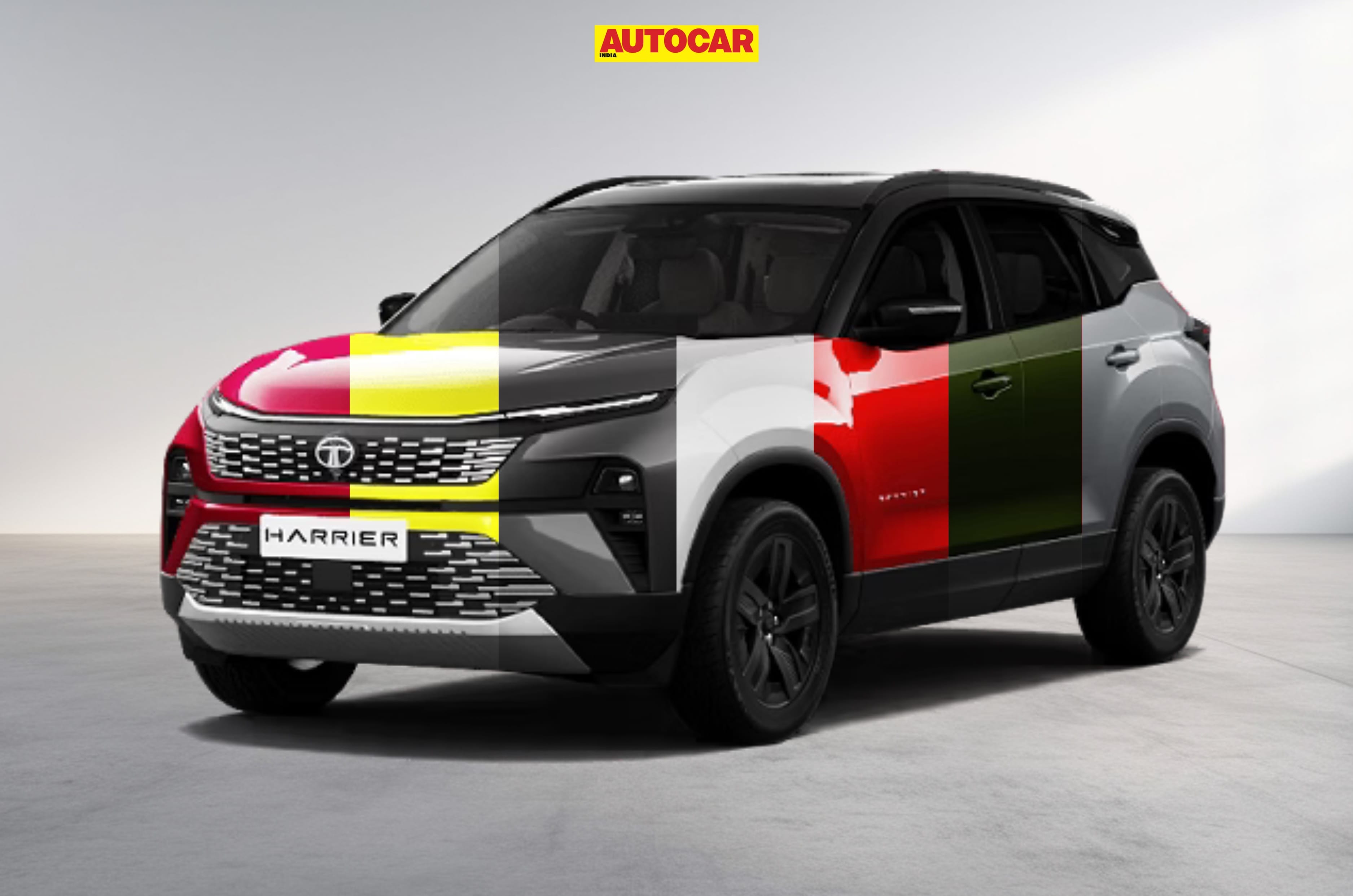 Tata Harrier colours image gallery