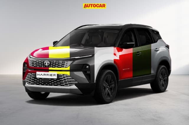 Tata Harrier colors