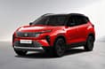 Fearless Red; variants: Smart, Pure X, Adventure X, and Adventure X+. Tata Harrier Fearless Red