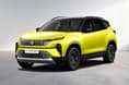 Sunlit Yellow; variant: Fearless X+. Tata Harrier Sunlit Yellow