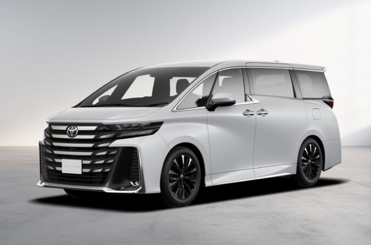 Toyota Vellfire Platinum White Pearl colour option