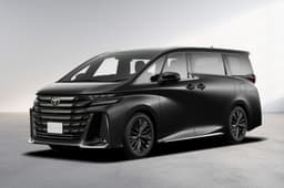 Toyota Vellfire Platinum Black colour option