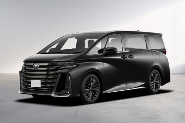 Toyota Vellfire Platinum Black colour option