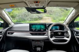 Tata Curvv EV dashboard