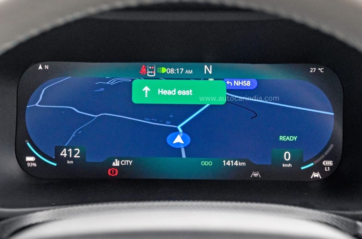 Tata Curvv EV driver