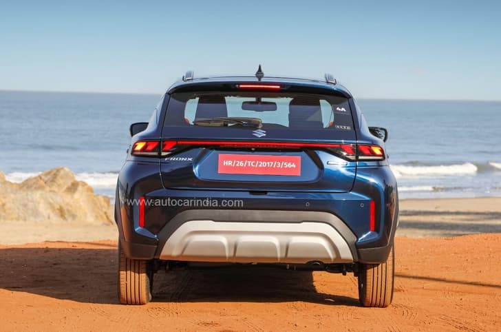 Maruti Suzuki Fronx rear design