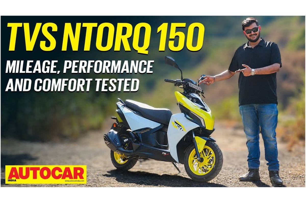 TVS Ntorq 150 road test video review