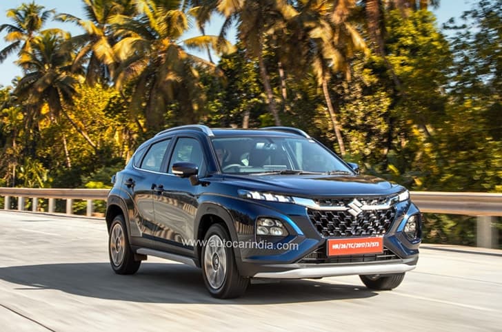 Maruti Suzuki Fronx driving