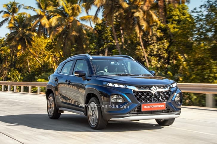 Maruti Suzuki Fronx driving