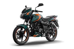 Bajaj Pulsar 150 left three quarter shot