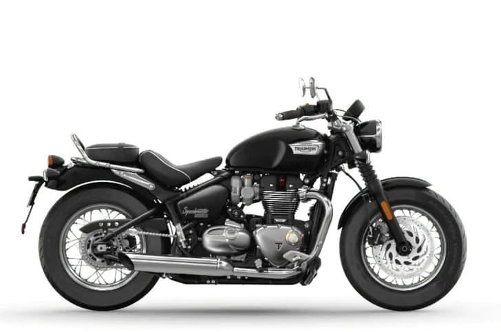 Triumph Speedmaster right side profile black