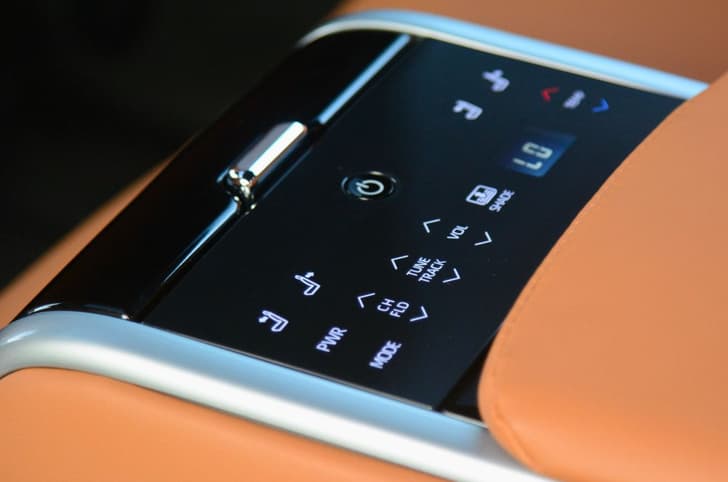 Toyota Camry rear armrest console